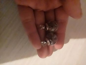 Boucles d'oreilles devant derrière doré