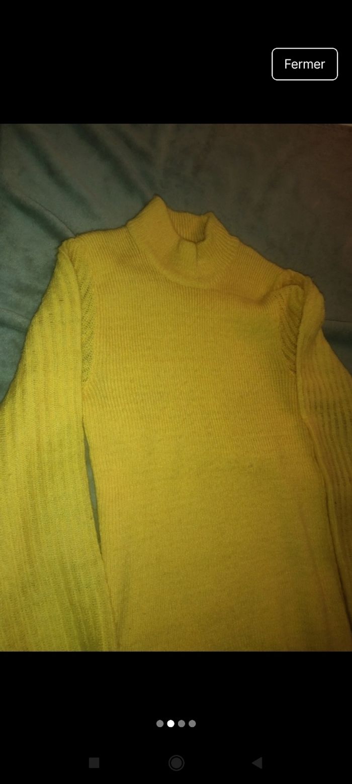 Très beau pull fille e21