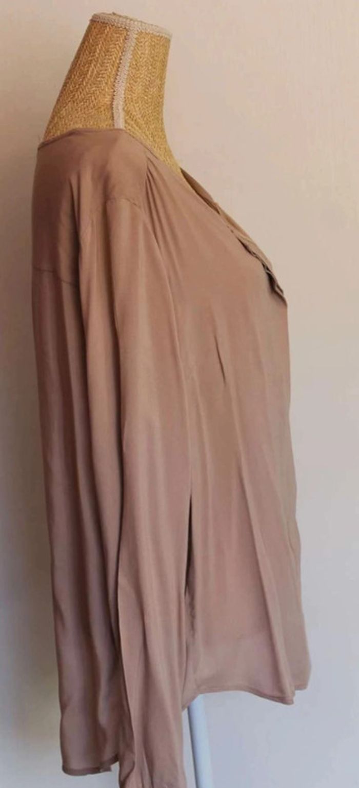 Chemise légère - Beige - Manches longues - Mim - 44 - photo numéro 4