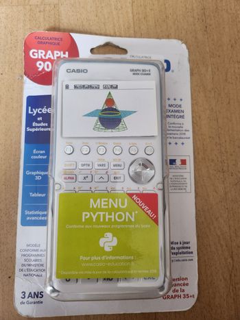 Calculatrice Casio graph 90+E Neuve