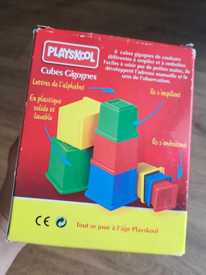 Jeux cubes à gigognes vintage - photo numéro 6