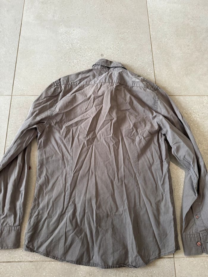 Chemise grise Jules, taille L, très bon état, - photo numéro 4
