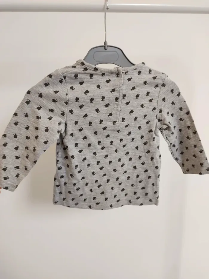 T-shirt manches longues Orchestra 6mois 67cm - photo numéro 3