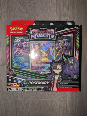 Pokémon deck combat rivalité rosemary neuf scellé 