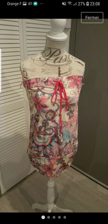 Haut bustier fleuri  pimkie taille 38