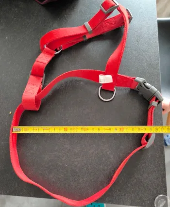Harnais réglable rouge pour chien - Umi. Essentials