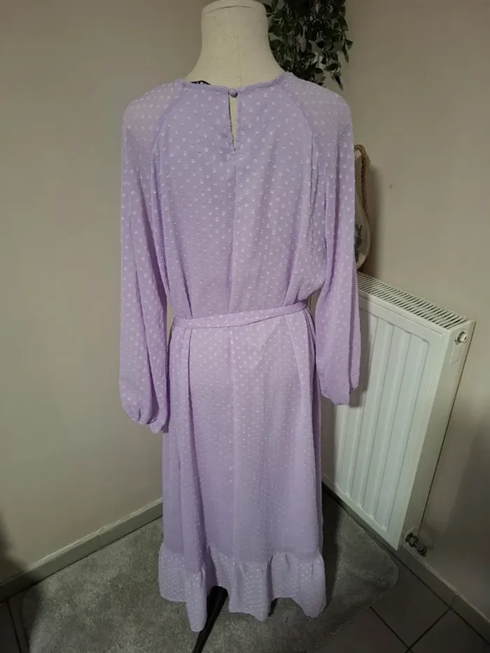 Longue robe legere lilas - photo numéro 2