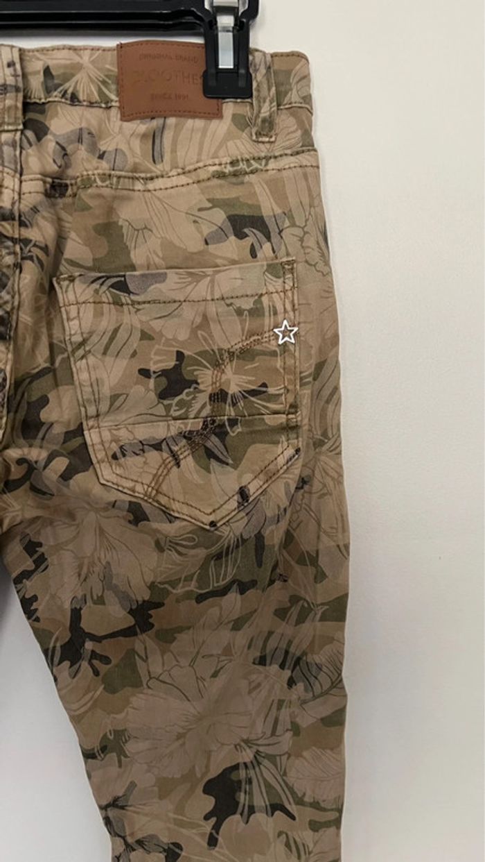 Pantalon droit en parfait état taille 38 marque cloothes 97 % coton  toile similaire au jean - photo numéro 6