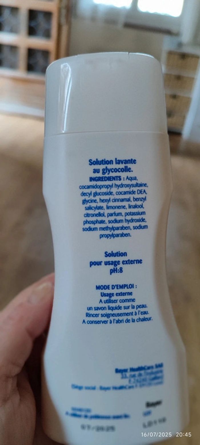 Bayer Derm Hydralin solution lavante intime au Glycololle 200 ml - photo numéro 6