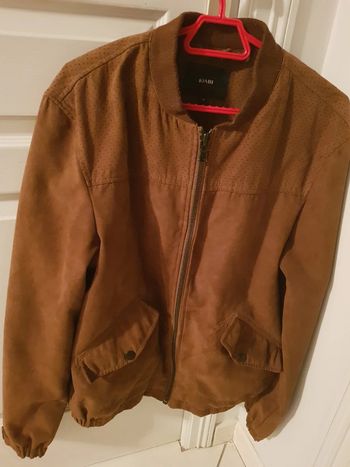 Blouson effet daim