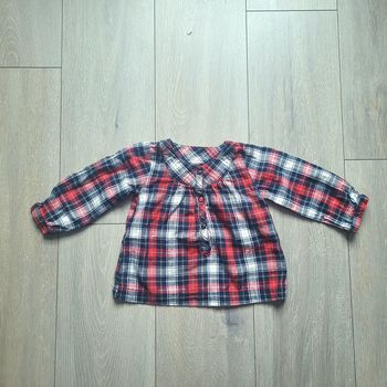 Chemise à carreaux. Fille 18 mois. Marque Tape à l'oeil