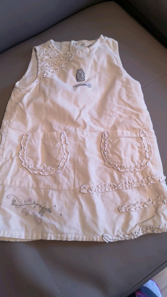 Robe 9 mois velours côtelé