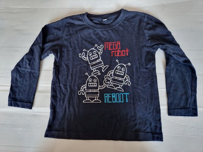 Tee shirt manches longues garçon 5 ans