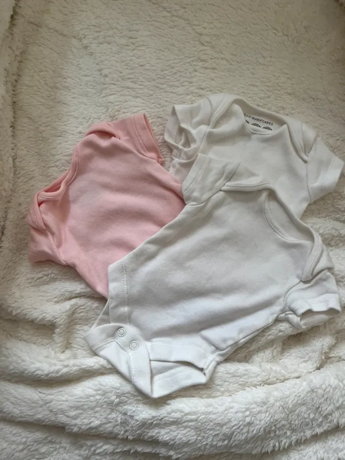 Lot 3 bodies manches courtes