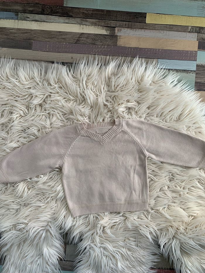 Pull beige 6 mois - photo numéro 2