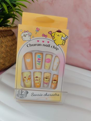 faux ongles nail sanrio kawaii pompompurin 