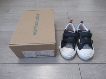 Chaussures baskets en toile bleu marine Taille 24 Vertbaudet
