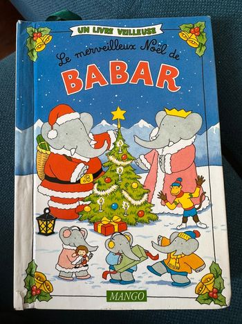 Livre Pop sup Le merveilleux Noel de Babar roi des éléphants 3D ancien vintage album