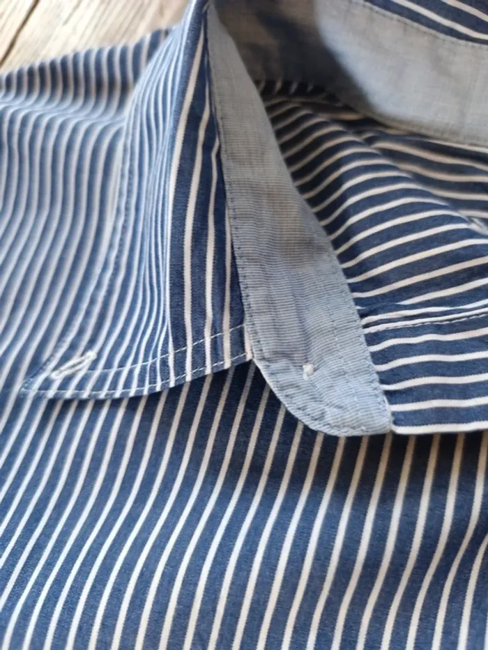 Chemise manches longues Chaps à rayures 3xl - photo numéro 4