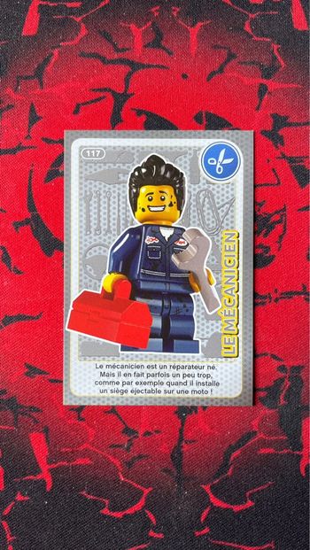 Carte Lego Créé ton Monde #117 - Le mécanicien