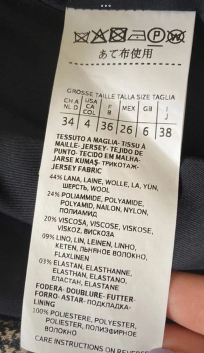 Superbe/beautiful blazer pied de poule || T36 || MaxMara - photo numéro 7