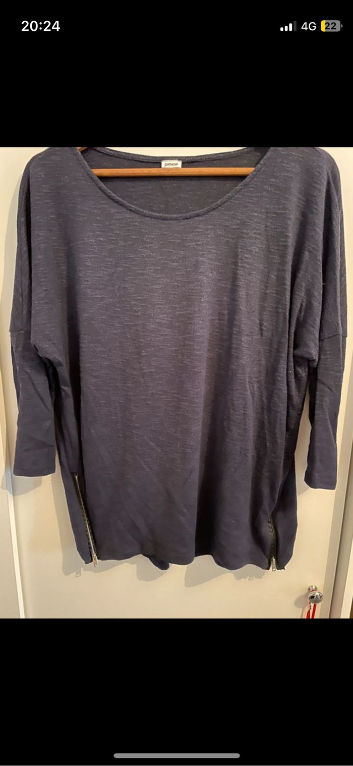 Pull bleu marine