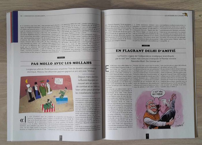 Les dossiers du canard enchainé bienvenue en poutinie n° 173 octobre 2024 - photo numéro 3