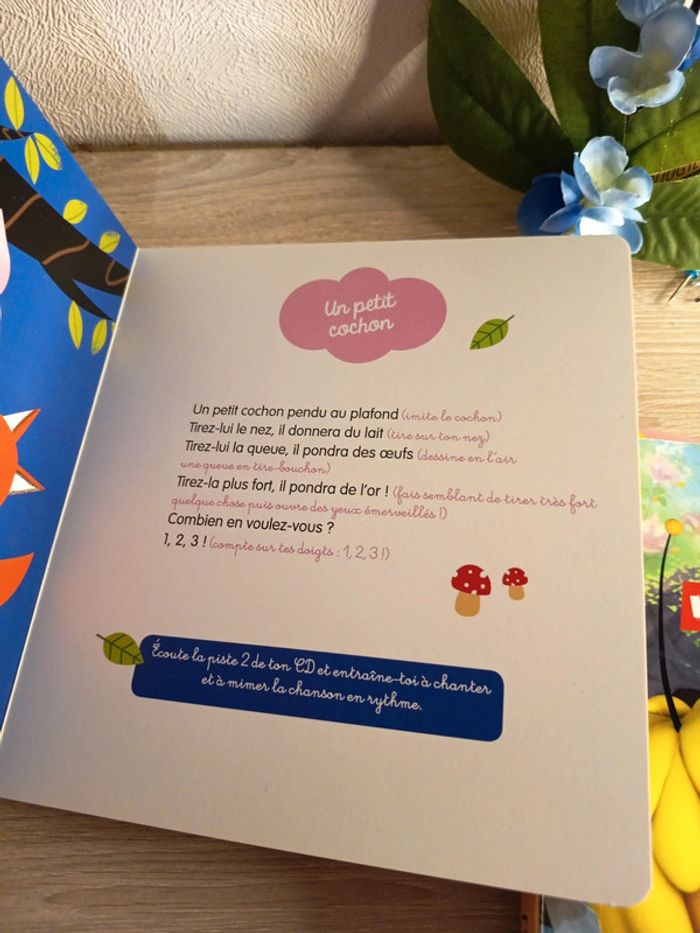 Mes comptines à écouter, à jouer et à mimer – Auzou éveil - Sans CD - photo numéro 5