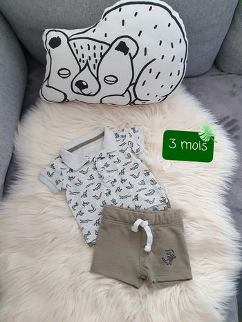 Boy: Ensemble crocodile 3 mois
