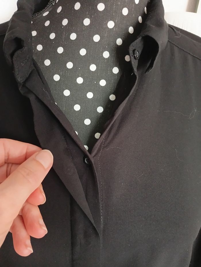 Chemise noire pour femme. Amisu36 - photo numéro 2