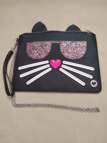 Sac bandoulière LOLA CASADEMUNT - Design Chat - NEUF