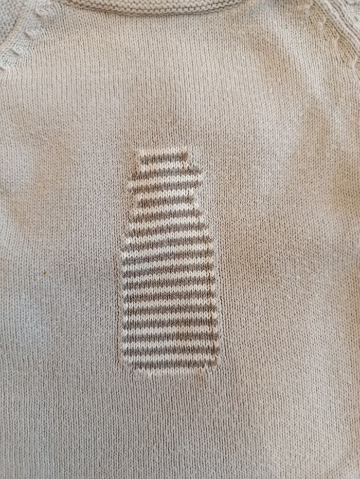 Pull gris 1 mois Obaïbi - photo numéro 3