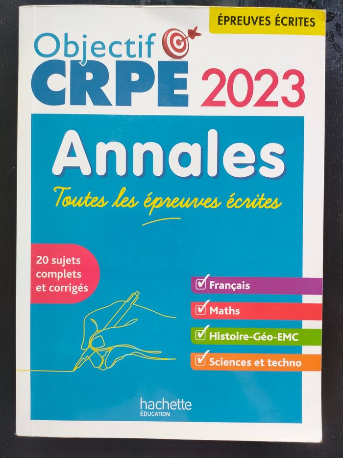 Annales objectif CRPE 2023