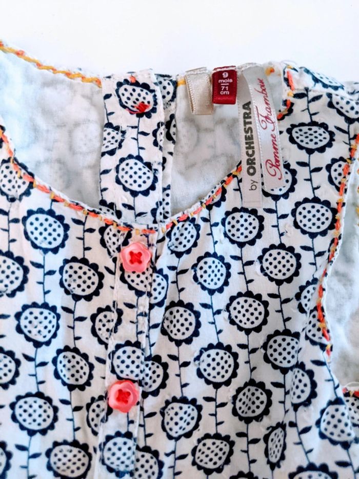 Ensemble robe gilet boléro tricoté maille Kenzo kids 9 mois 71 cm - photo numéro 6