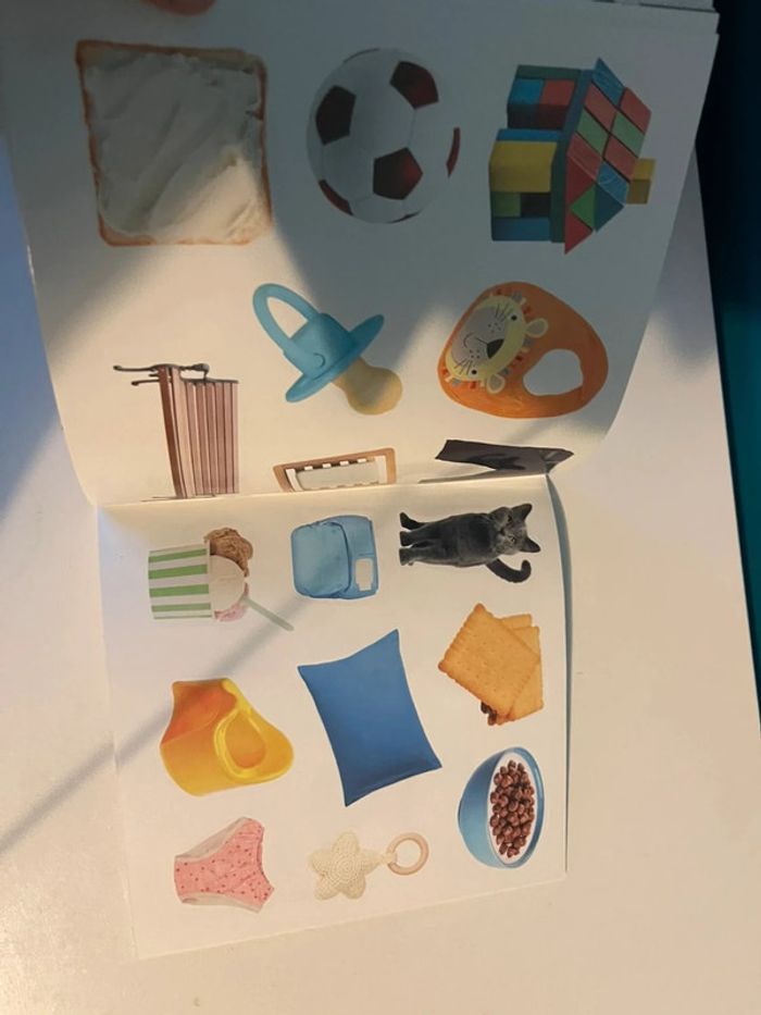 Livre imagier à compléter ma journée de bébé - photo numéro 2