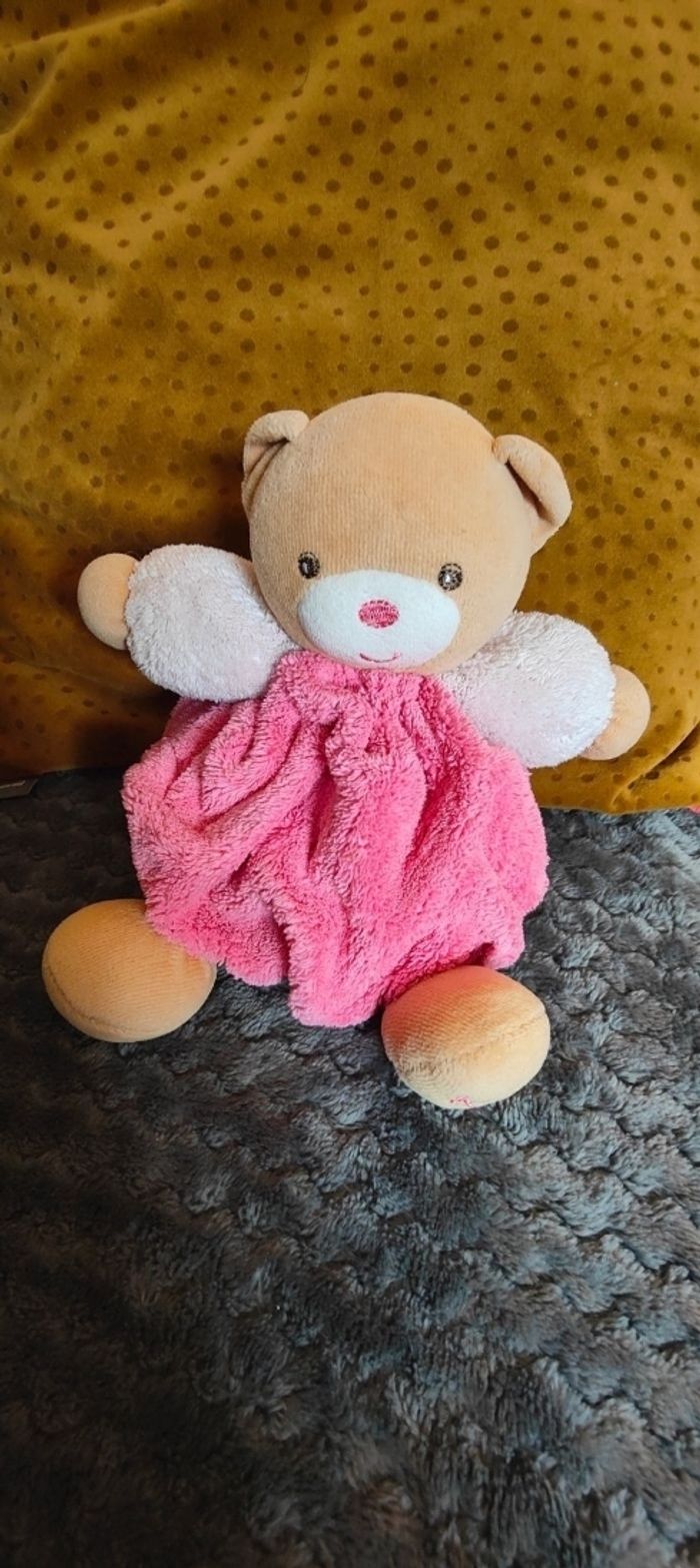 Ours boule kaloo rose