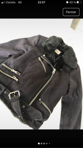 Blazer doux noir -tout neuf