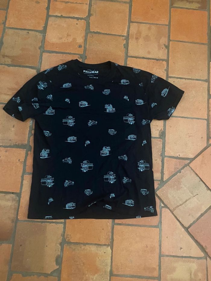 T-Shirt noir M Pull&Bear