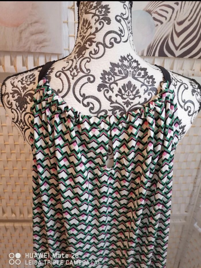 💕Jolie top asymétrique motif chevron femme TXl / 42 mosquitos 💕 - photo numéro 4