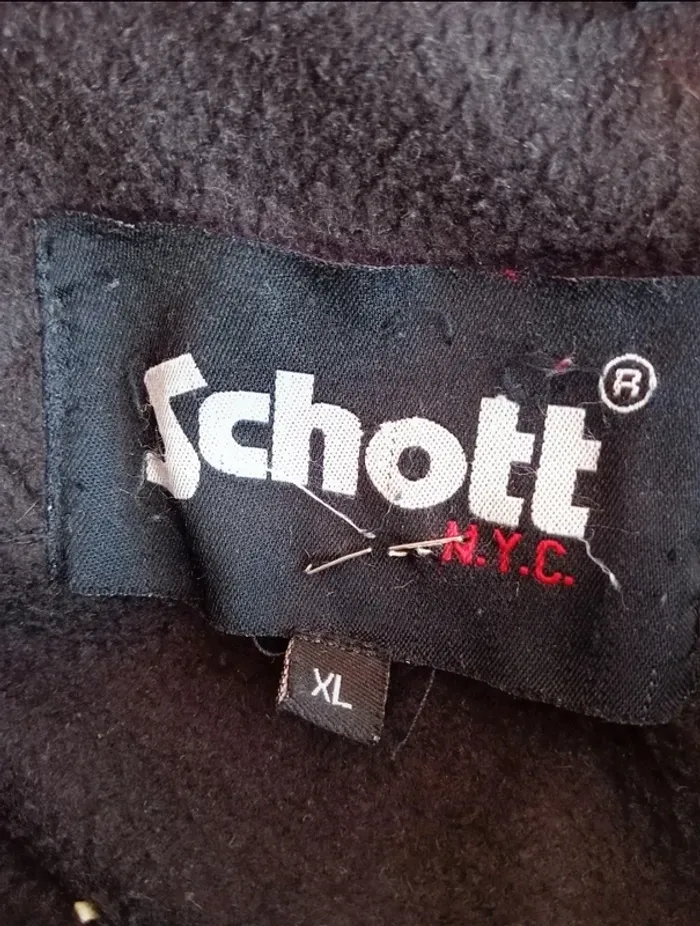 Veste Schott taille L - photo numéro 8