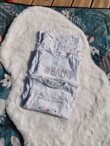 Lot de 3 pyjamas fins