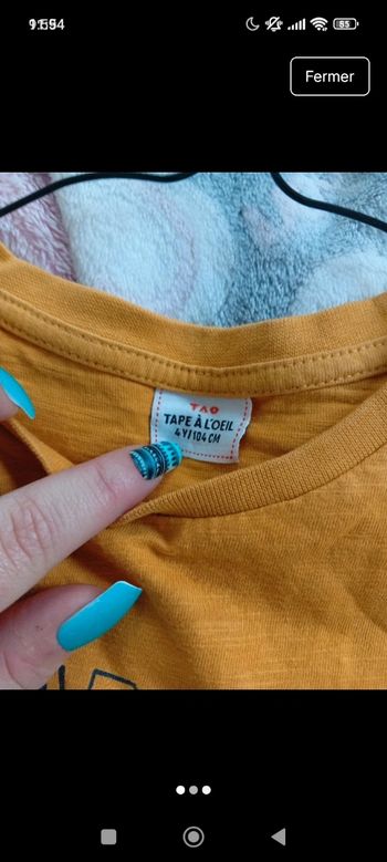 Tee shirt manche courte