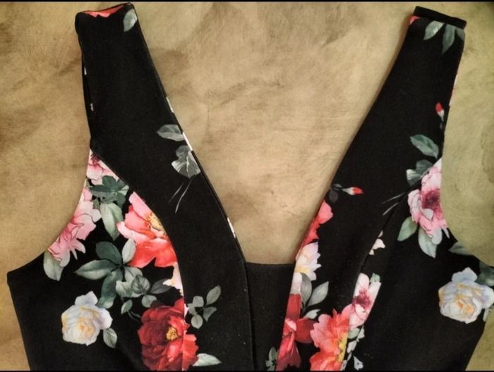 Combishort élégant - motif fleurs - photo numéro 5