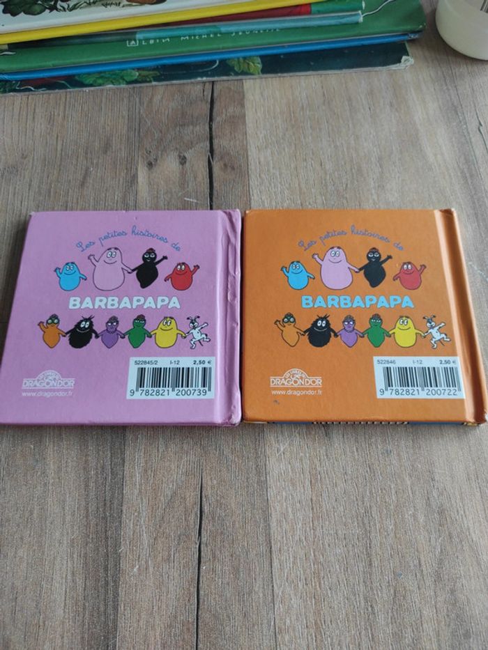 Lot de 2 minis livres Barbapapa - photo numéro 2