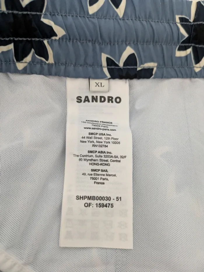 Short de bain - Sandro - taille XL - photo numéro 4