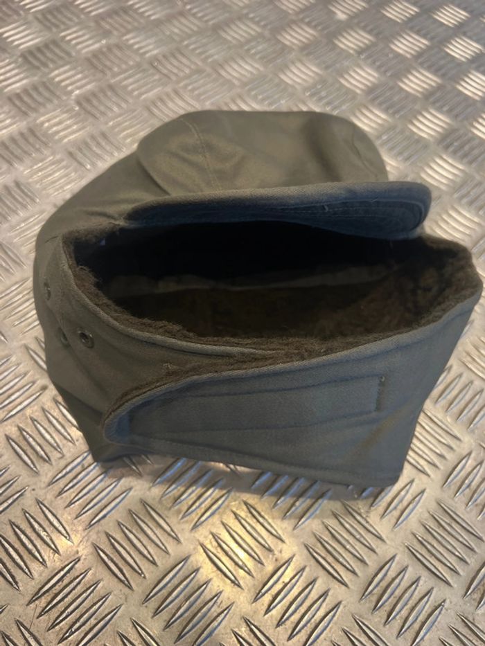 casquette fourrée chaude kaki de l armée française militaire neuf multi tailles - photo numéro 2