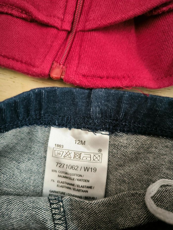 Ensemble 12 mois gilet et leggings - photo numéro 4