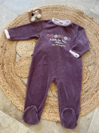 Pyjama velours 23 mois