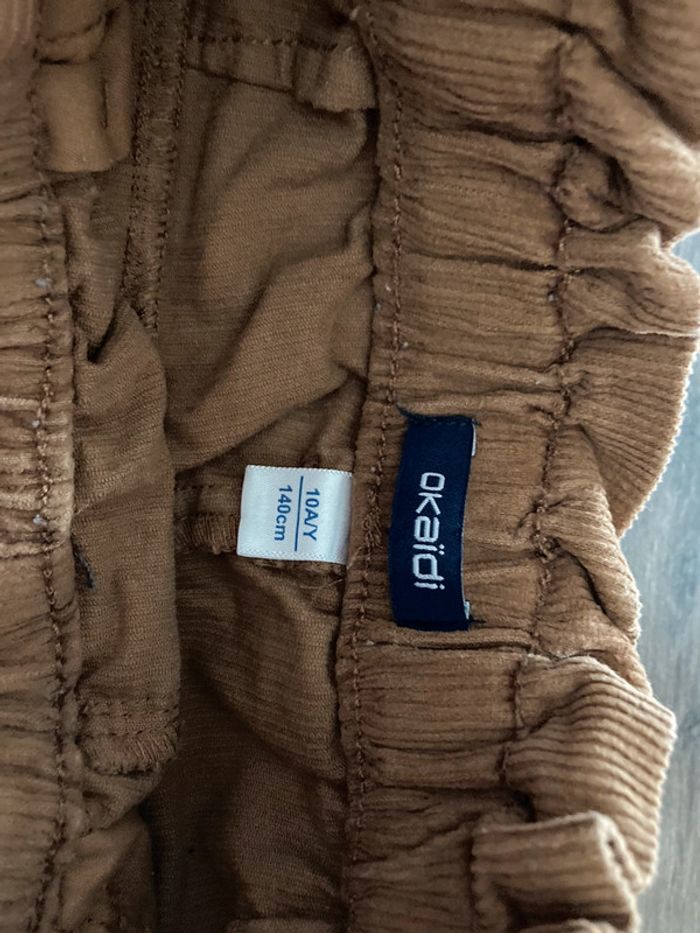 Short en velours Okaidi 10 ans - photo numéro 2