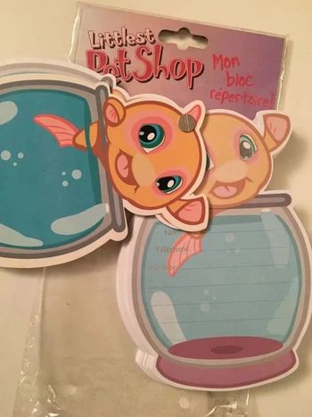 Bloc note répertoire Littlest Petshop Neuf
